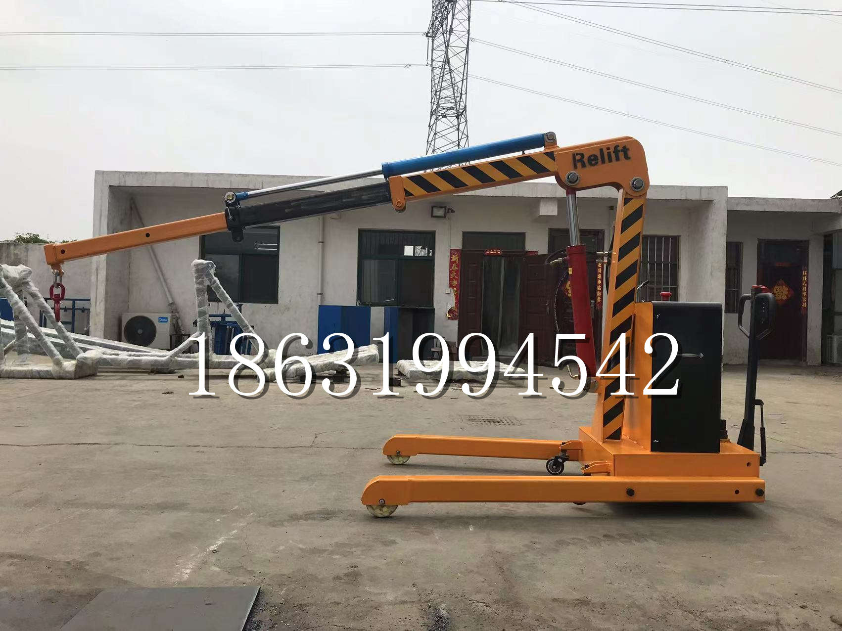 宁城县久征定做3吨三轮随车吊 农用园林绿化移树吊 平板工程用小吊机